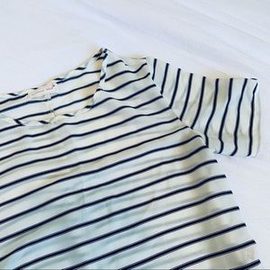 High-Low Striped Shirt